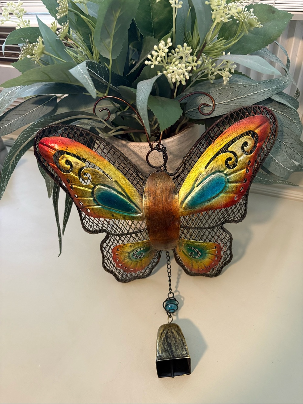 Colorful Metal Butterfly Wind Chime